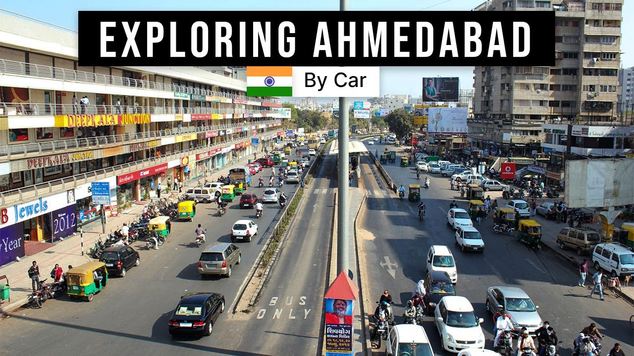 Ahmedabad Thrills: Epic Car Tour Through the City [4K, India 2024]