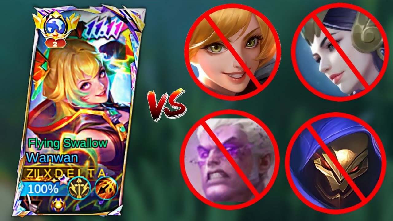 TOP GLOBAL WANWAN SOLO RANK KETEMU ALDOUS GOLD LANE | Mobile Legends 