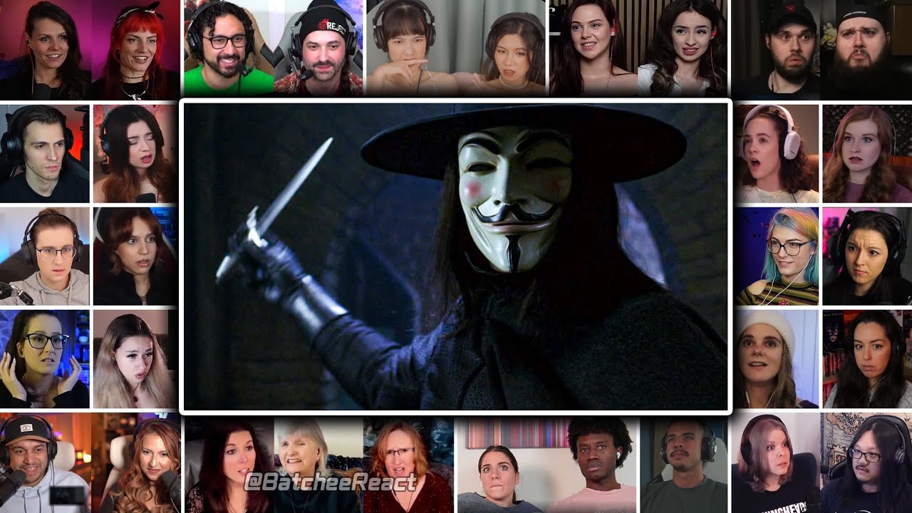 V Saves Evey | V for Vendetta (2005) Reaction Mashup