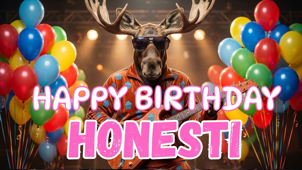 HONESTI Happy Birthday Song - Happy Birthday to Honesti