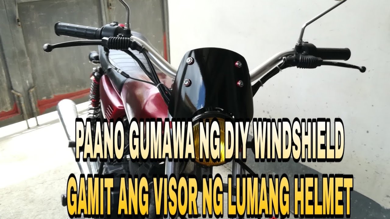 DIY WINDSHIELD For Scrambler Build