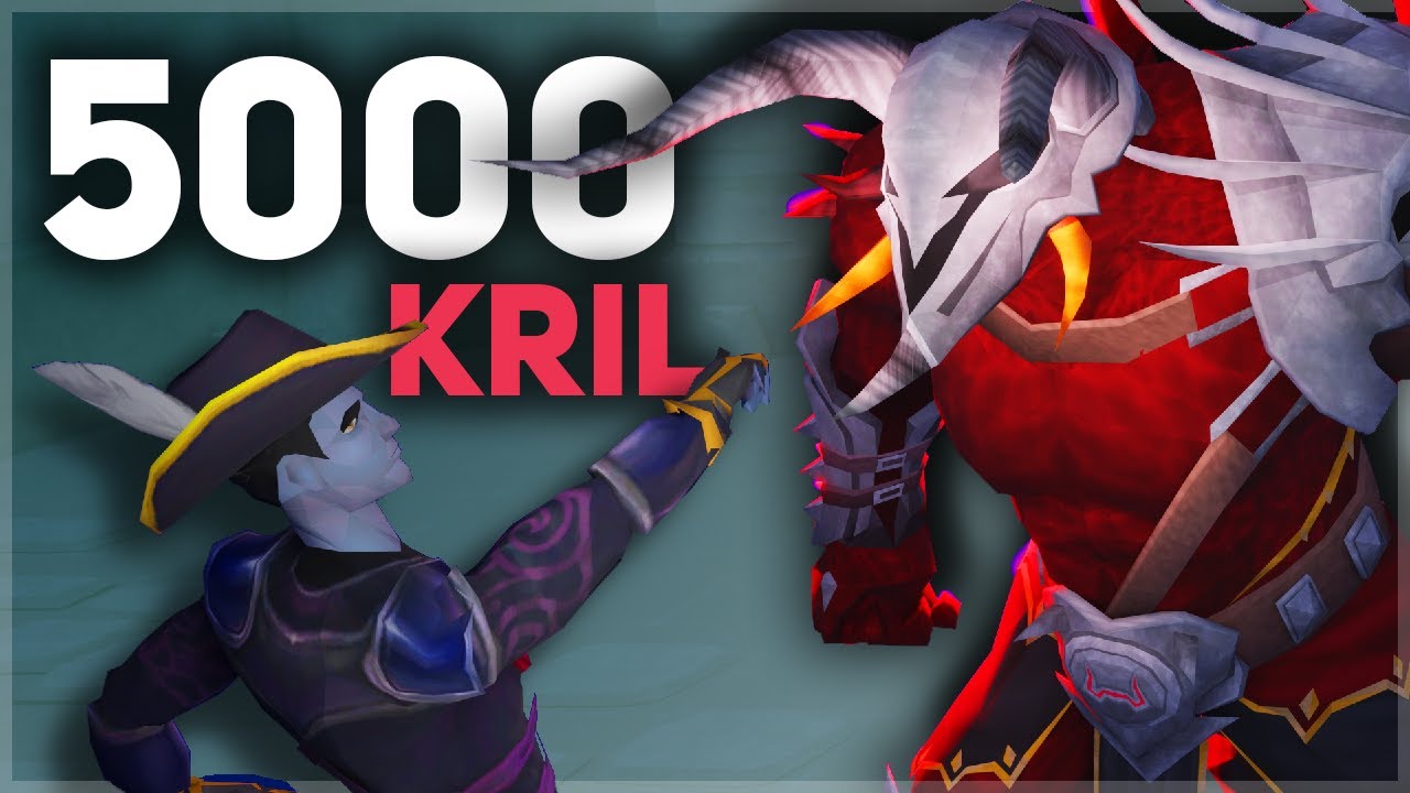Loot From 5000 K'RIL TSUTSAROTH - The Ultimate AFK Kril guide - RS3 Money Making method