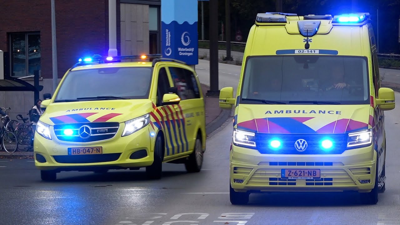 Brandweer, [Rijvaardigheids-] Ambulance & Politie Noodhulp met spoed in Groningen