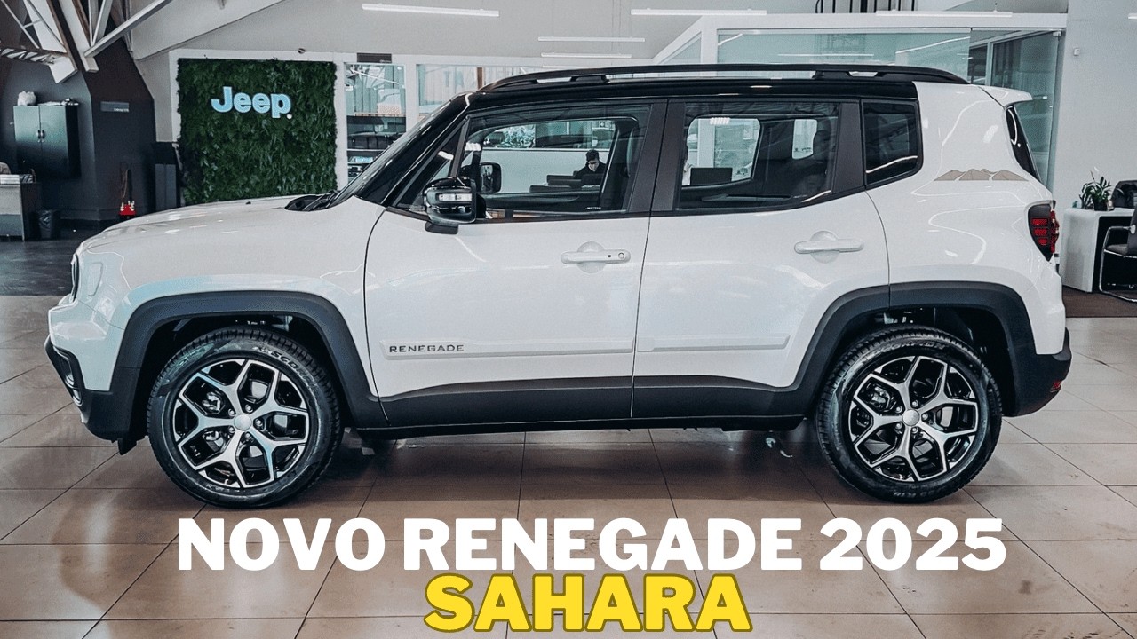 NOVO JEEP RENEGADE 2025 SAHARA - O NOVO 4X2 TOPO DE LINHA