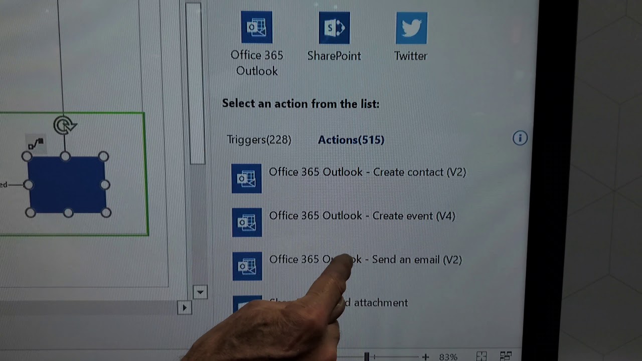 Live demo of Microsoft Visio online 
