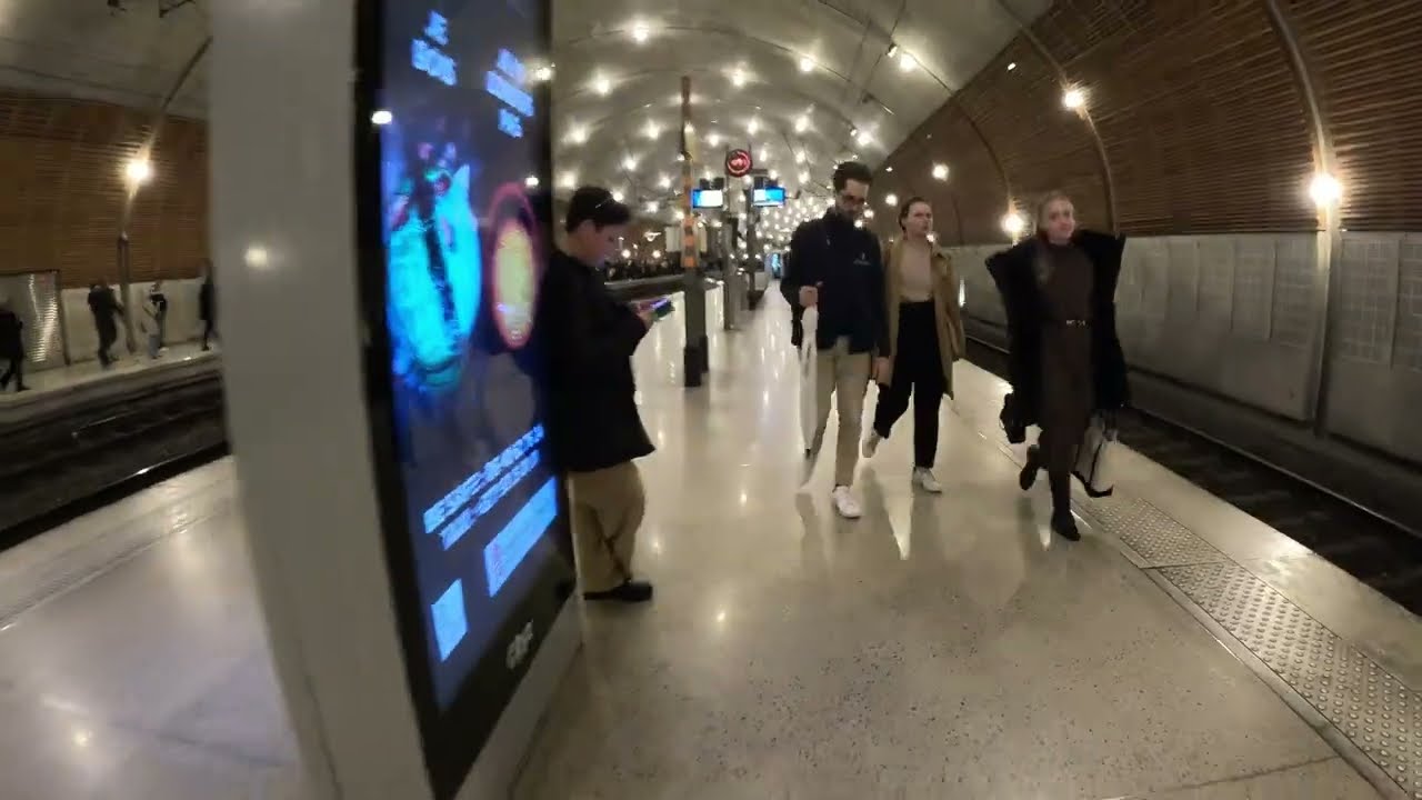 Walking Monaco in a rainy night | From train station to stadium | December 2025