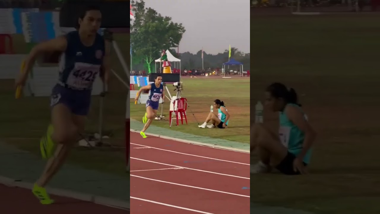 4×400m relay 85th All India university games 
