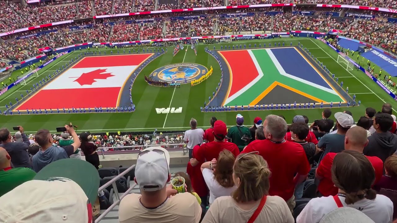 Canadian national anthem FIFA World Cup | South Africa vs Canada ⚽🔥 #FIFAWorldCup #canada 