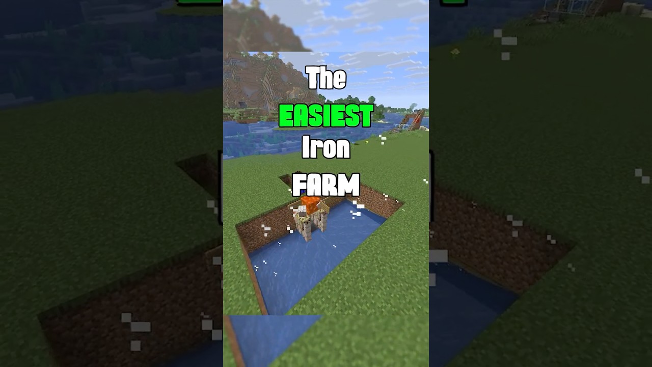 Minecraft's EASIEST Iron Farm in Minecraft 1.21+ | Java Edition