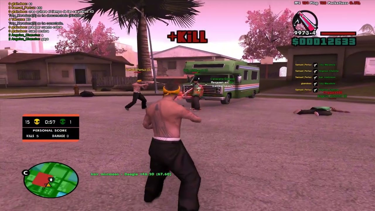 APORTE GTA ROSA BAJOS +400 FPS