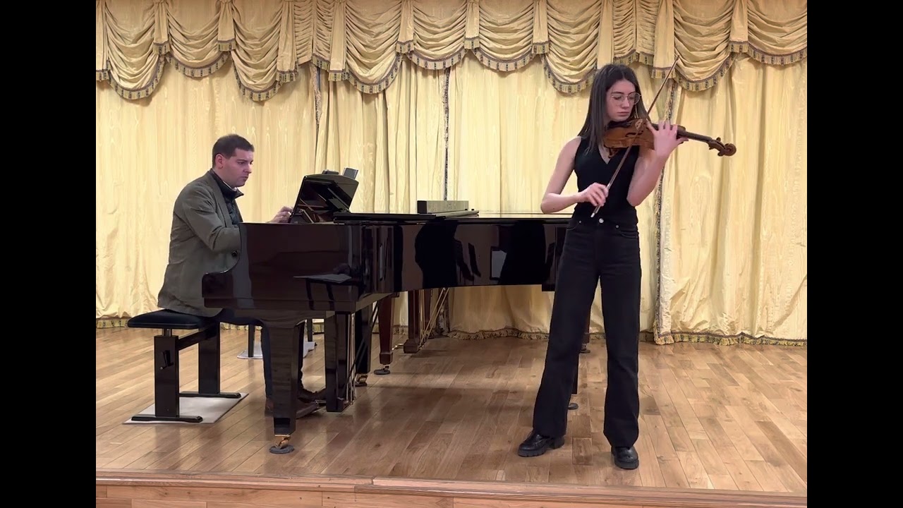 Final du Concerto no 2 pour violon de Wieniawski - Chloé Roussev