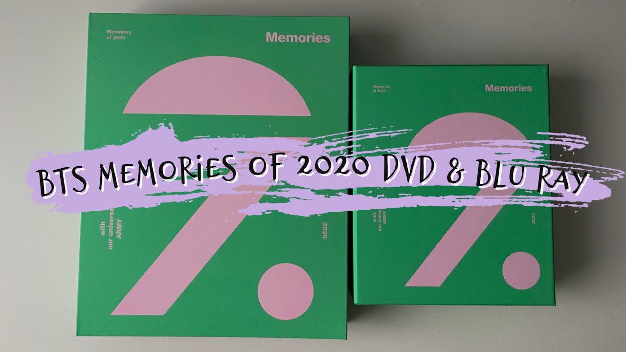 [Unboxing] BTS Memories of 2020 DVD and Blu Ray