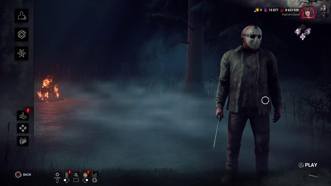 Jason Voorhees visited from Camp Crystal Lake into the fog Dead By Daylight livestream