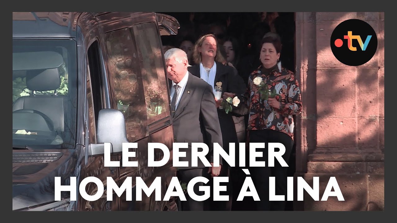 Obs&egrave;ques de Lina : plusieurs centaines de personnes rassembl&eacute;es pour un dernier hommage