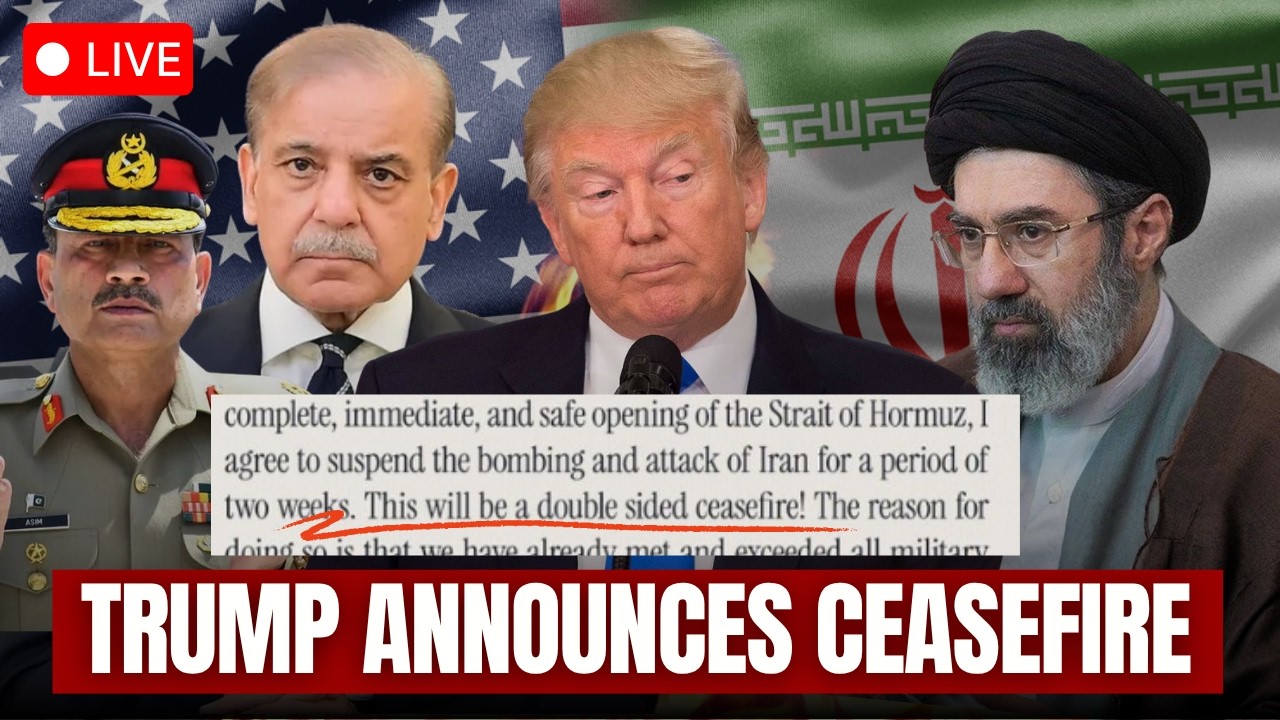 Iran US War LIVE: Trump Ceasefire Announced | What&rsquo;s Next After Hormuz Deal | Iran War LIVE