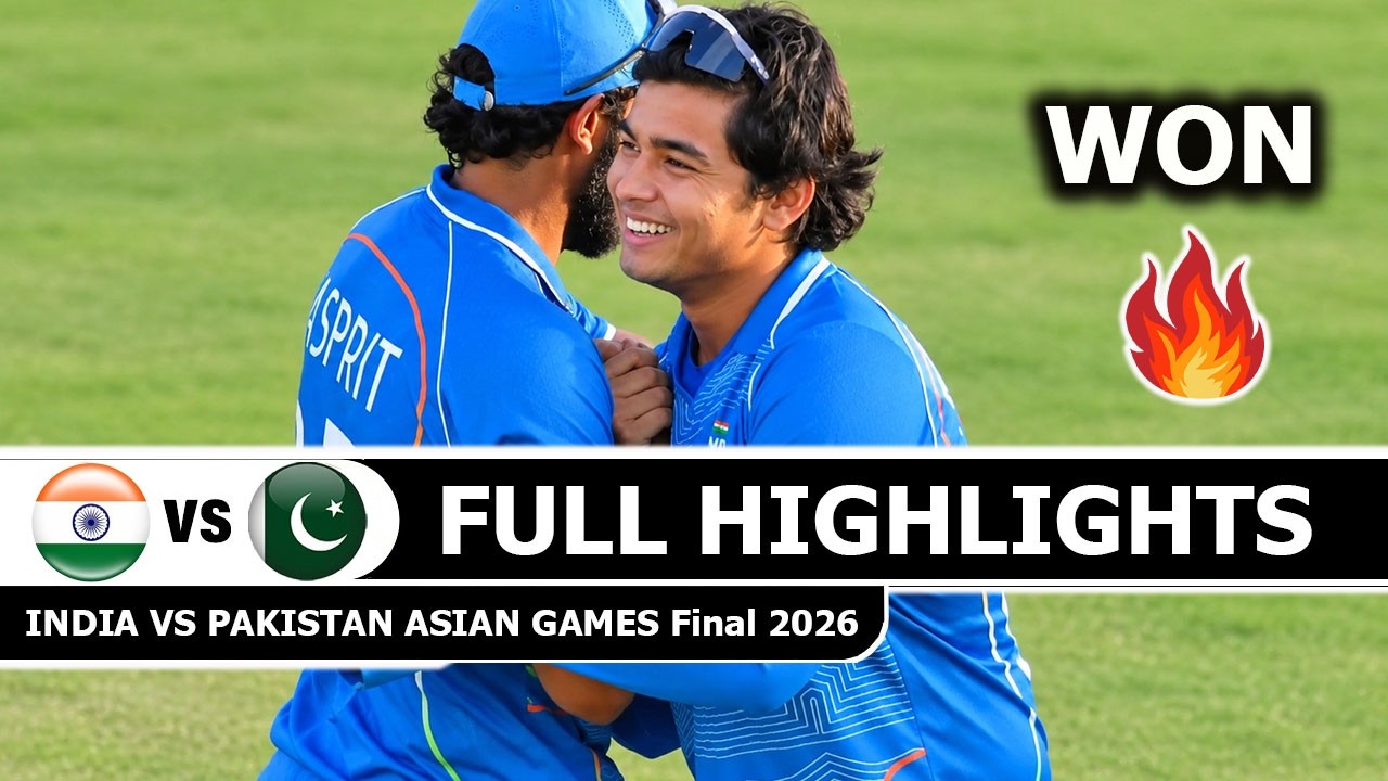 IND VS PAK Asian Games Final Match Full Highlights 2026 | India vs Pakistan Gold Medal Match