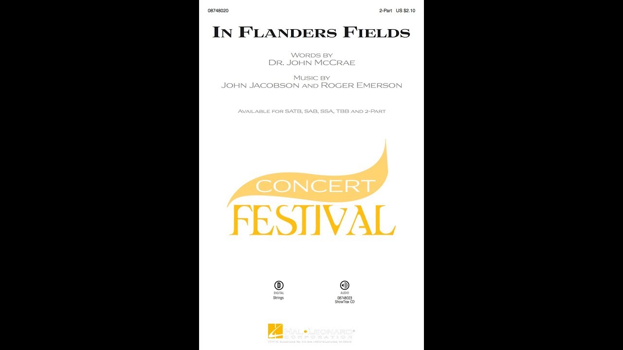 In Flanders Fields (2-Part Choir) - by John Jacobson and Roger Emerson