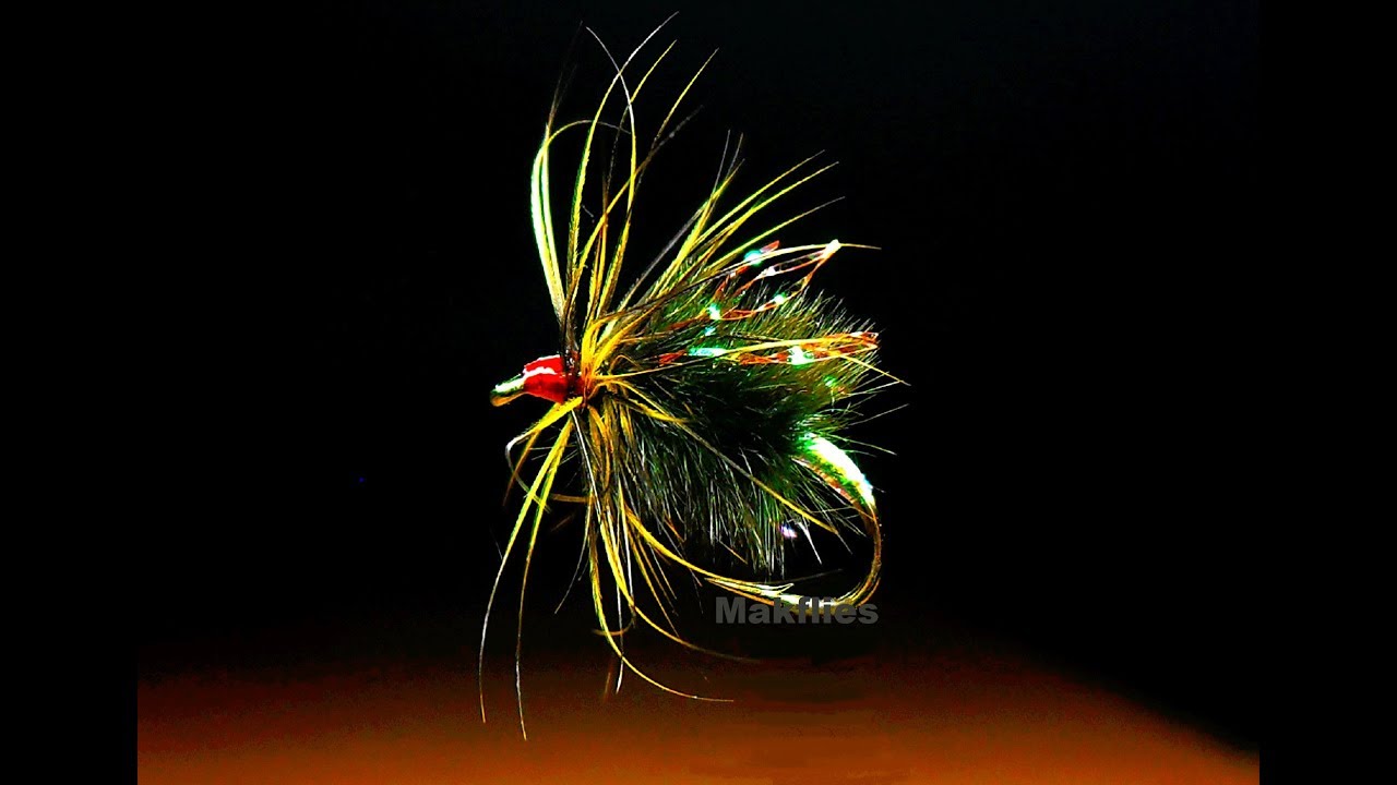Tying a Soft Hackle Grizzly Olive Spider Wet Fly by Mak