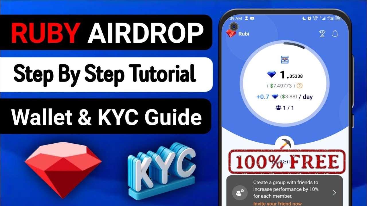 Rubi Airdrop Mining App: The Next Pi Network? | Full Guide + Wallet Setup & KYC