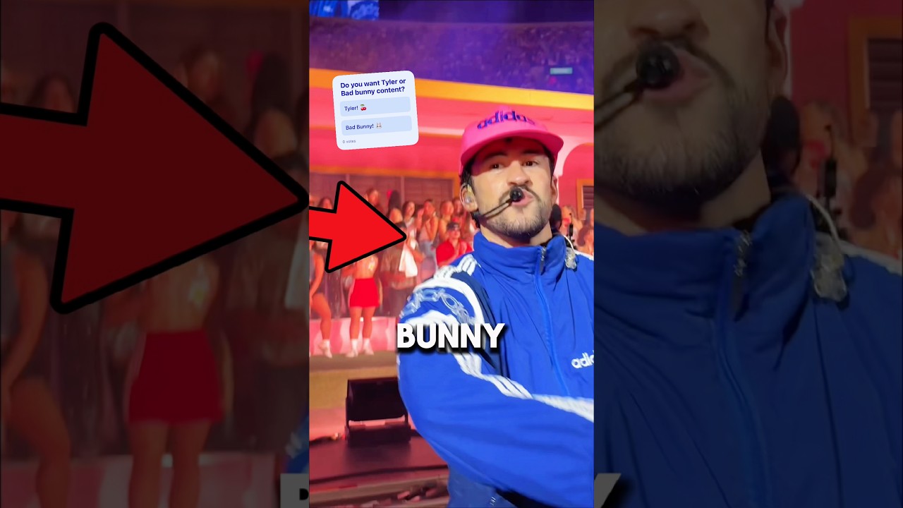 Тайлера, The Creator, заметили на концерте Bad Bunny😱