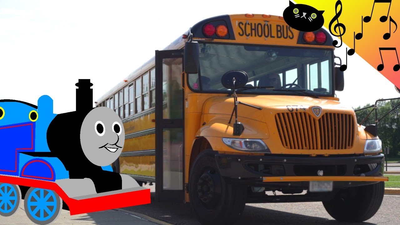 Wheels on the Bus | Thomas the Train Nursery Rhymes & Kids Songs