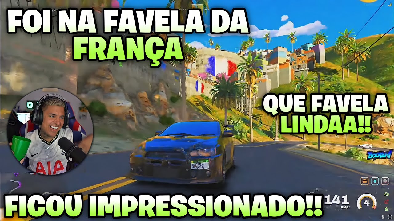 ELTIN CONHECENDO A FAVELA DA FRANÇA!! FICOU IMPRESSIONADO COM A FAVELA!! SÓ RESENHA KKKKK