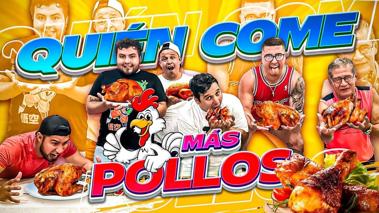 😱RETO QUIEN COME MAS POLLOS CON EL CREW🔥