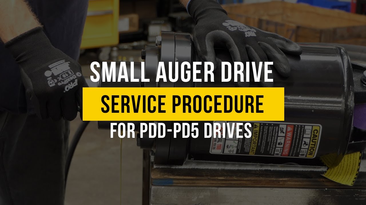 How to Service you PDD-PD5 Auger Drive with a DIY Service Kit | Digga Australia