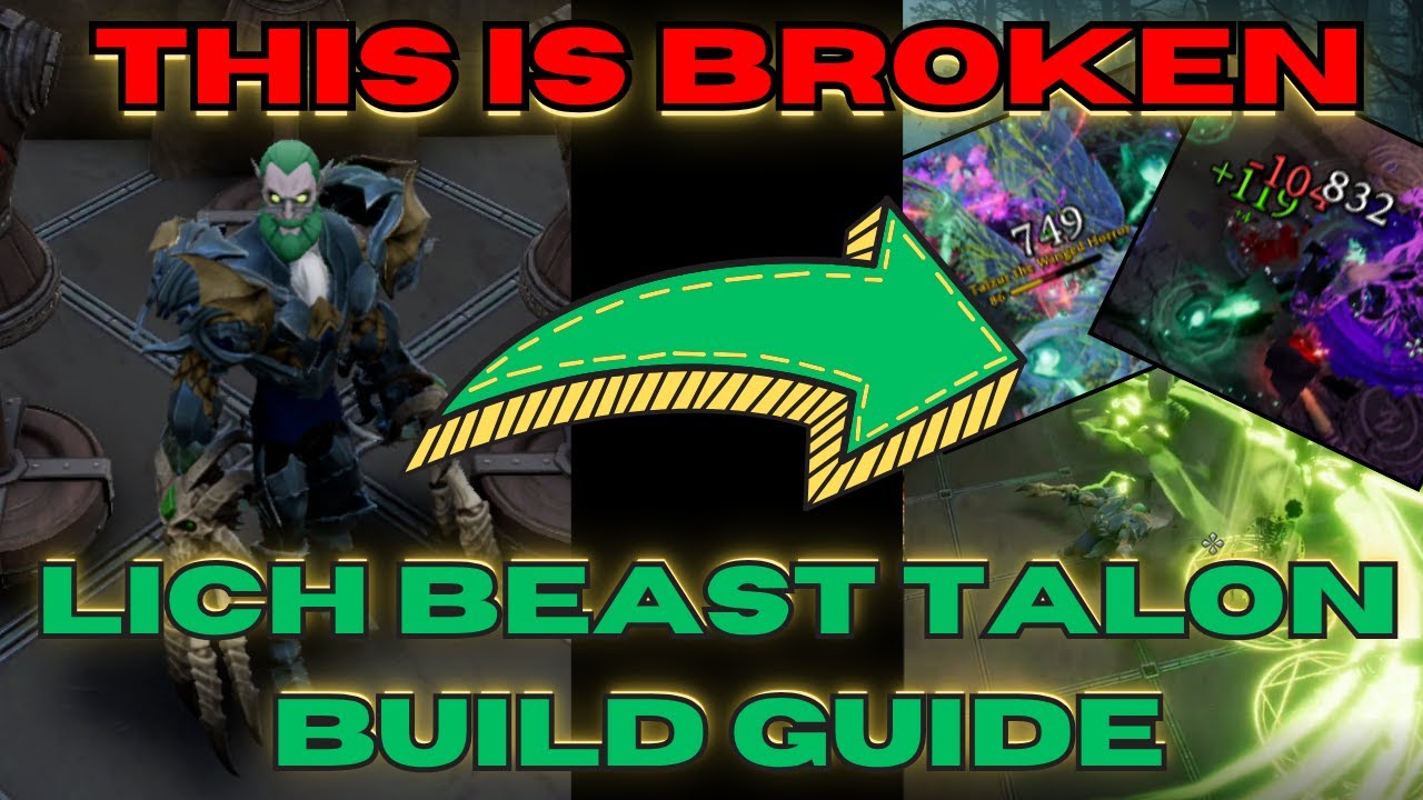 V Rising 1.1 | This Broke the Game - Talons of the Lich Beast Build Guide