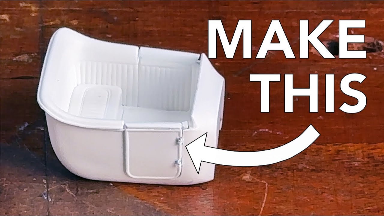 Make Working Exposed Door Hinges in Scale