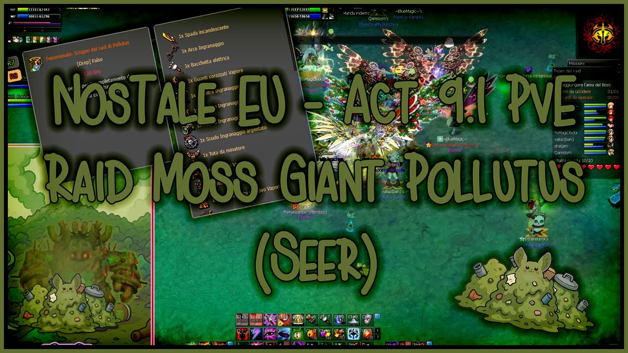 NosTale EU - Raid Moss Giant Pollutus