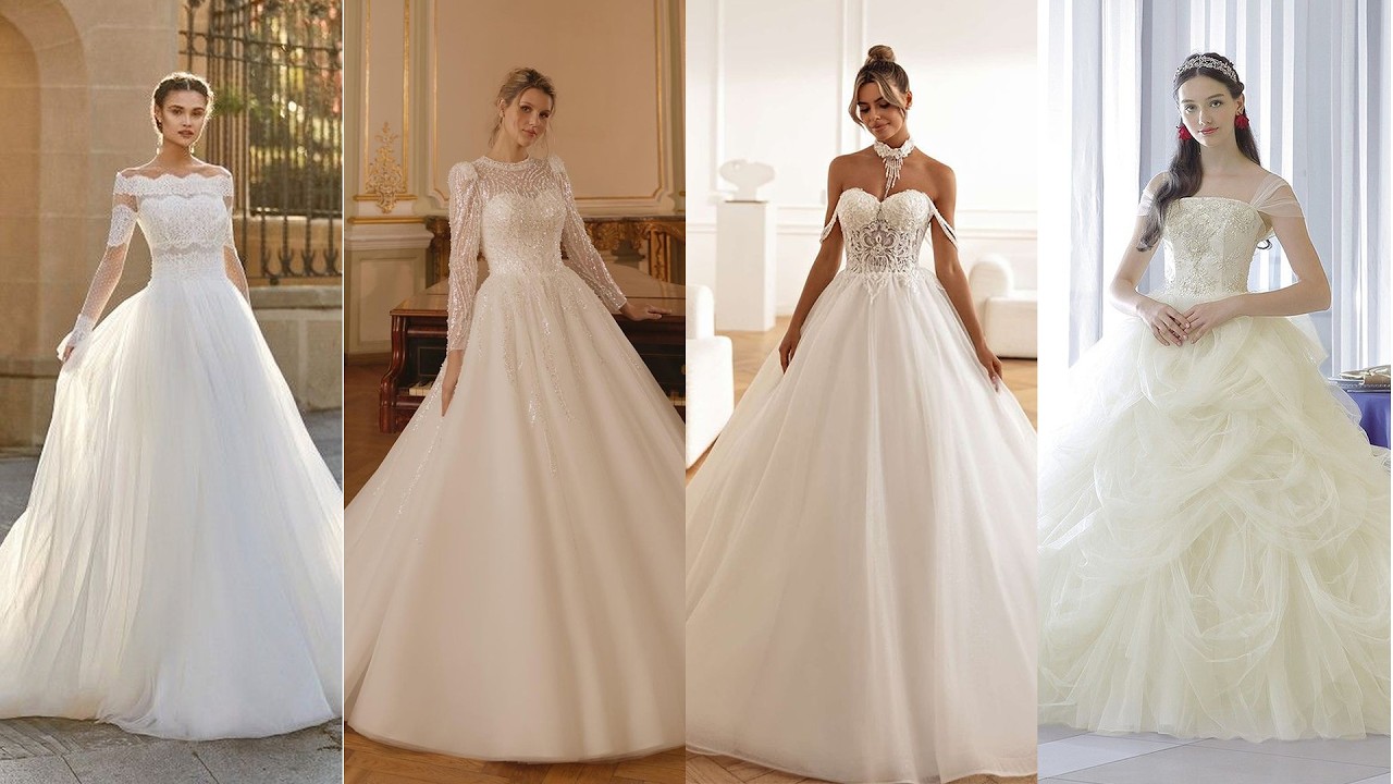 The World's Most Beautiful Wedding Dresses 2026 Black & White Couture Magic ✨glamorous Evening Gowns