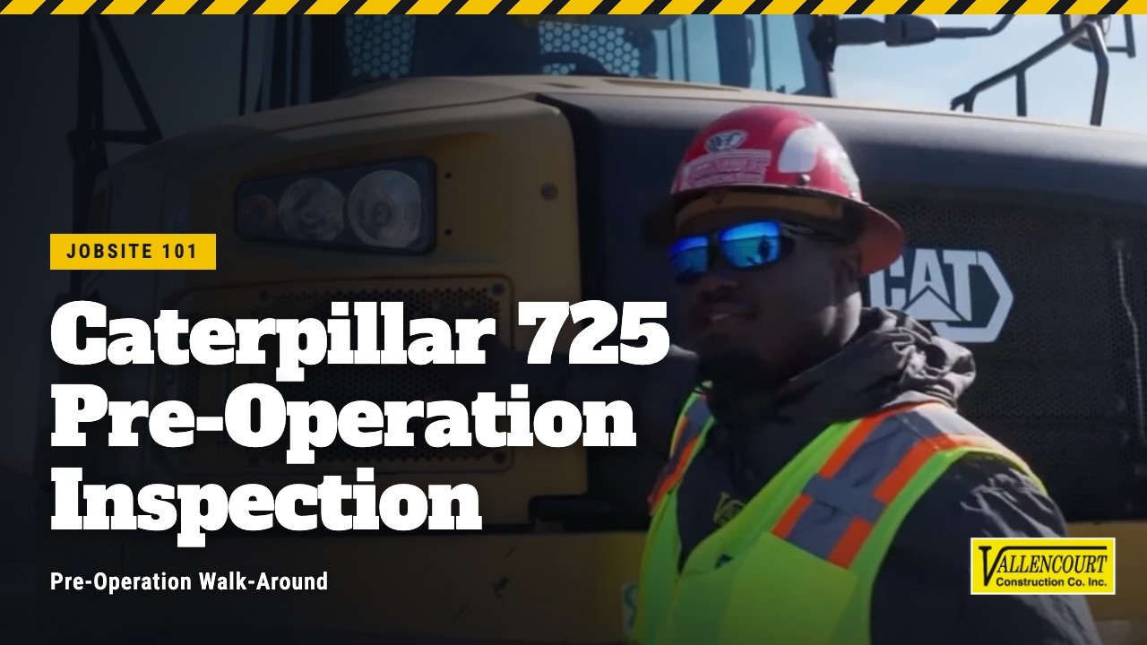 Caterpillar 725 Pre-Operation Inspection | Articulated Dump Truck Walkaround