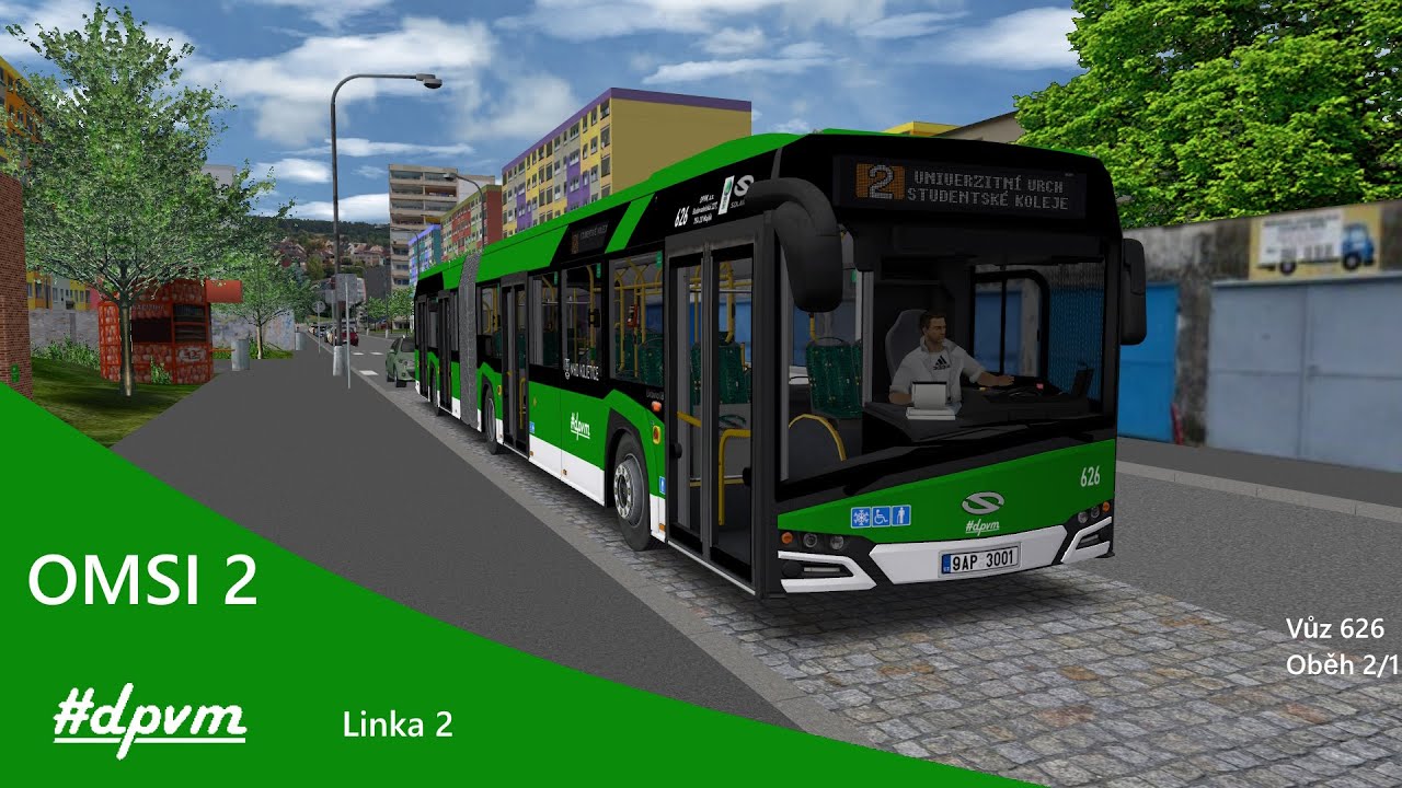 OMSI 2 #12 | Kojetice linka 2 | Sobolův Solaris na kojetické lince 2