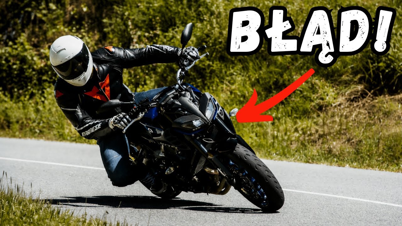 90% motocyklistów popełnia ten błąd w zakrętach