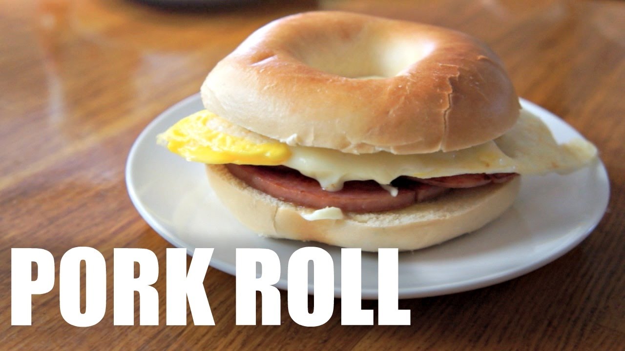 PORK ROLL Jersey Breakfast Recipe -- Around the World Breakfast