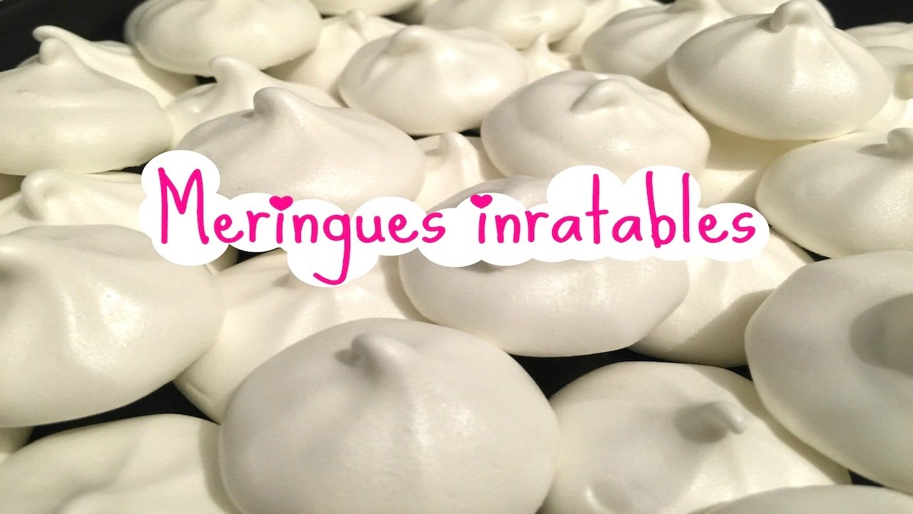 Meringues inratables au thermomix