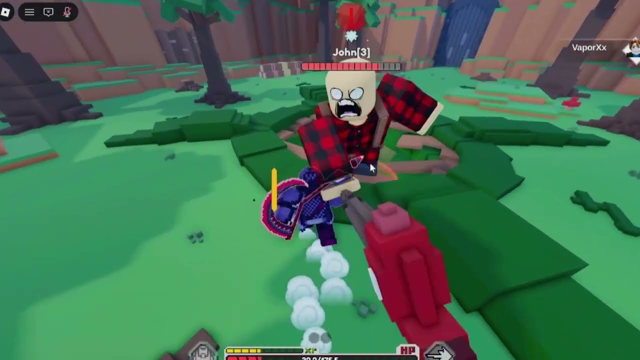 1 HP vs 1 HP Boss Fight… | Pixel Blade Roblox