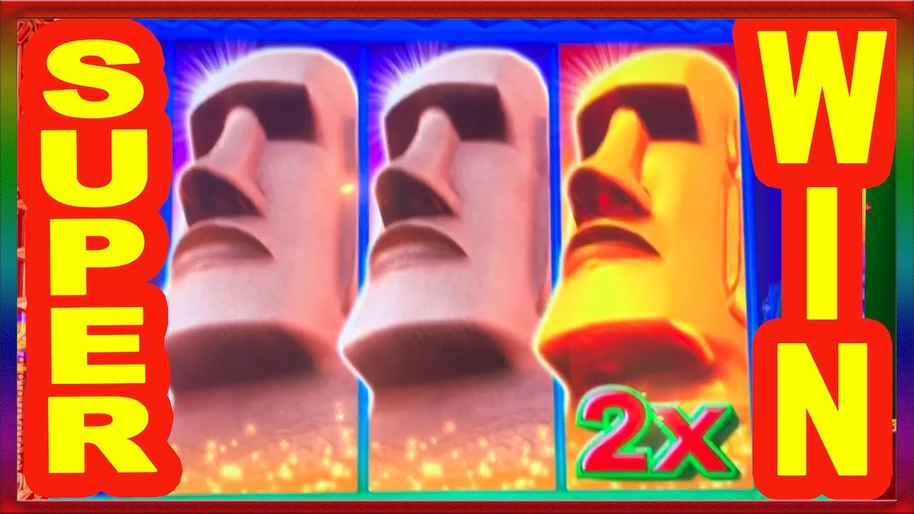 ** SUPER BIG WIN ** GREAT MOAI SLOT MACHINE BY KONAMI ** SLOT LOVER **