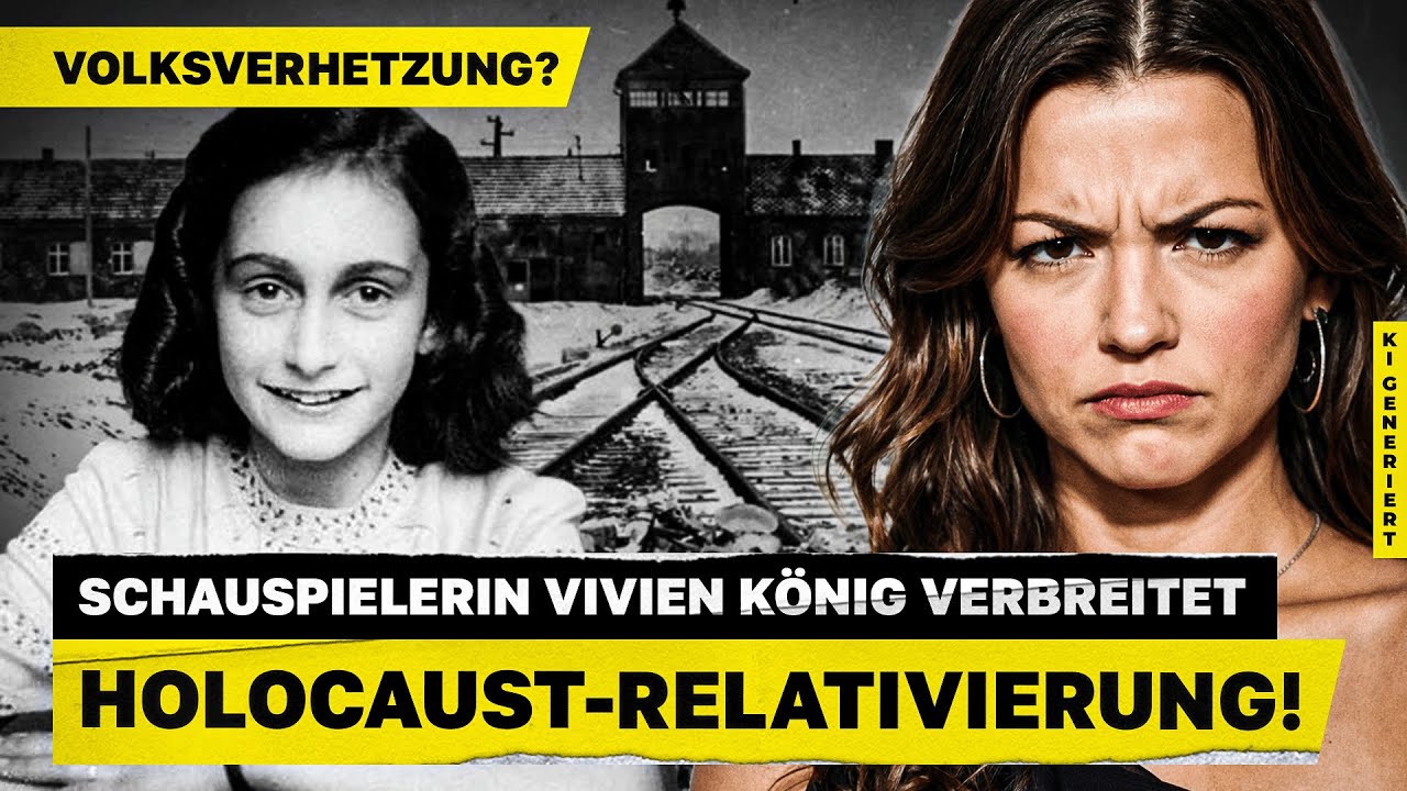 Volksverhetzung? Schauspielerin Vivien K&ouml;nig relativiert den Holocaust