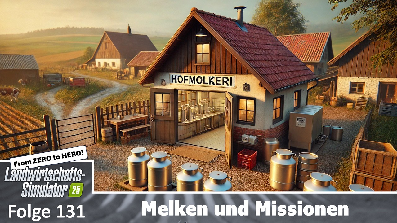🐄 Missionen, Melken und Molkerei – es läuft auf Hochtouren | Farm Sim 25 Multiplayer 🚜#131 #LS25