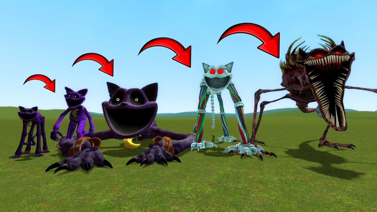 NEW EVOLUTION OF CATNAP POPPY PLAYTIME In Garry's Mod!