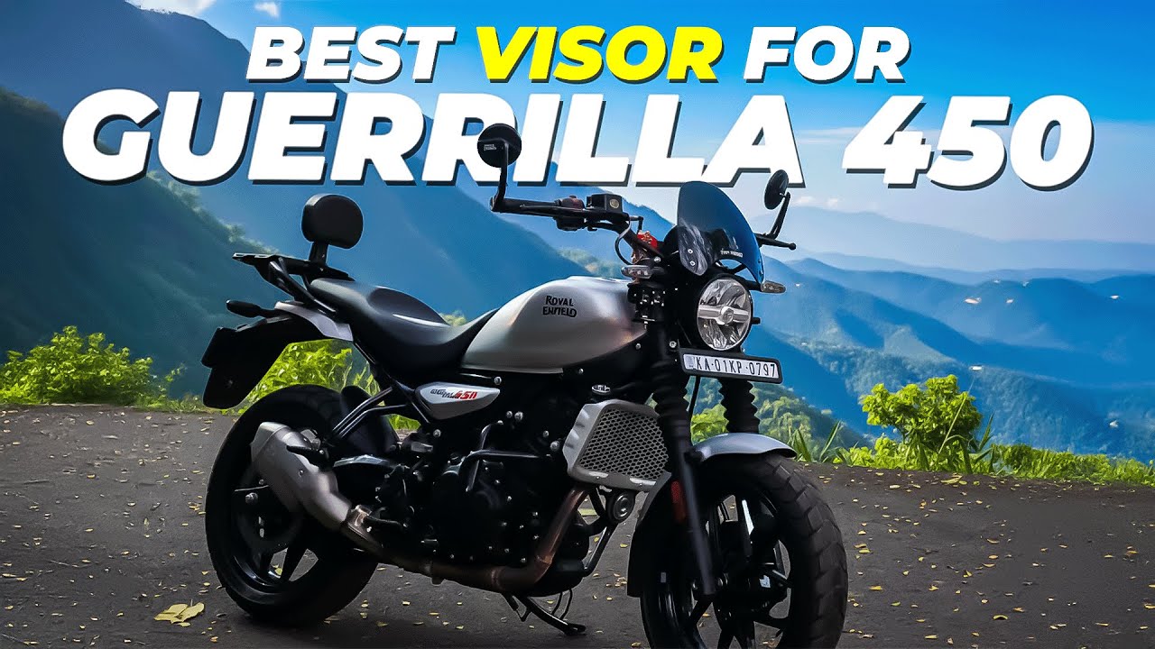 Best Visor for Royal Enfield Guerrilla 450 (City + Highway Review)