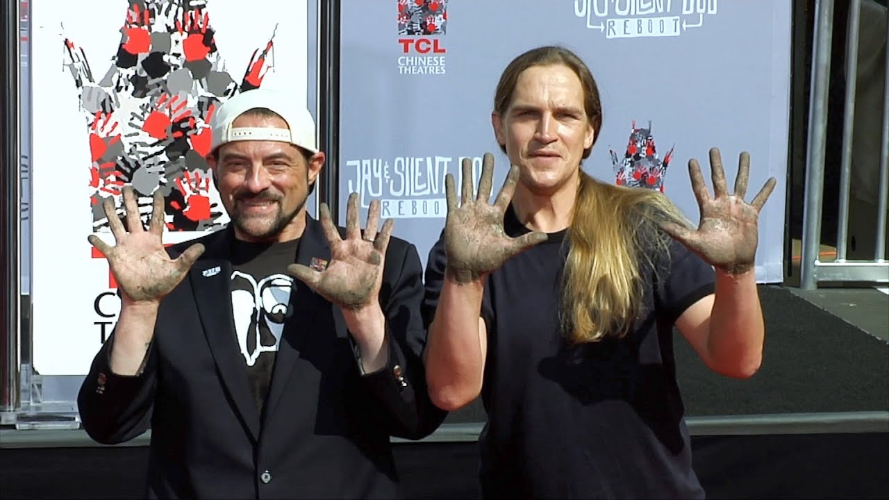 Kevin Smith & Jason Mewes Handprint and Footprint Ceremony
