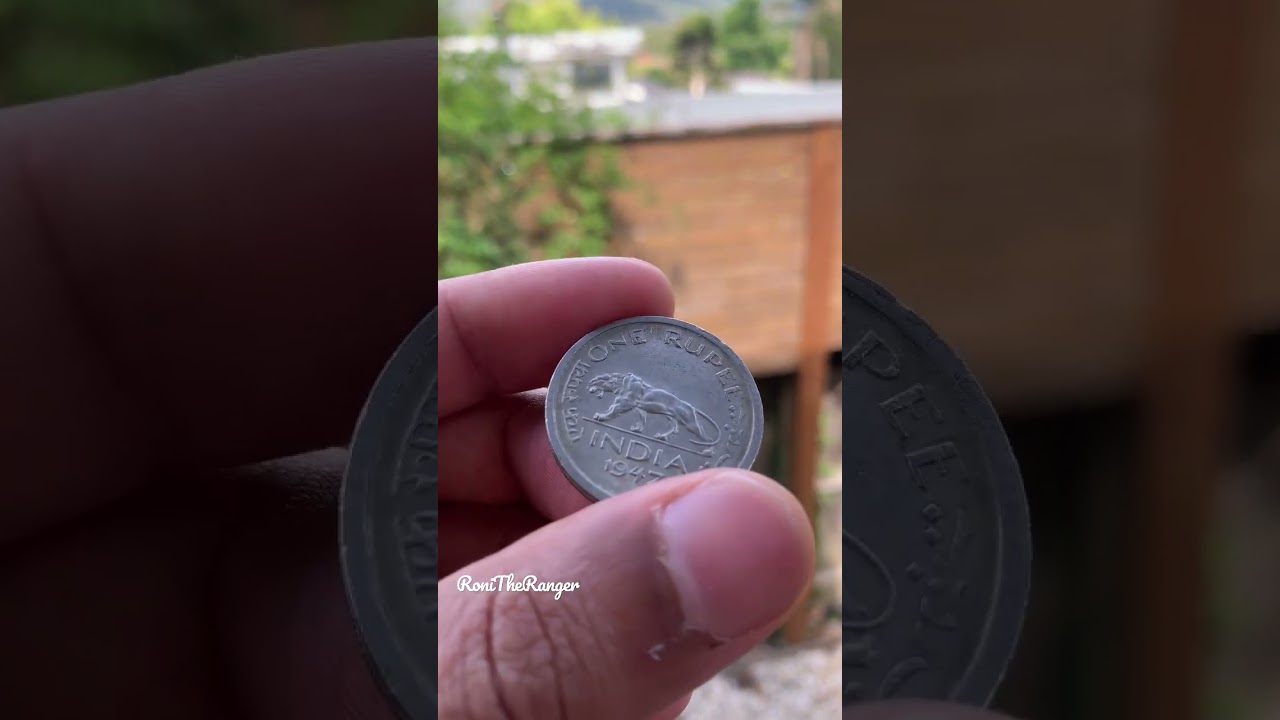 *RARE* INDIAN coin from 1947 #india #vintage #coin #indian #britishraj #bharat #rare #art #antique