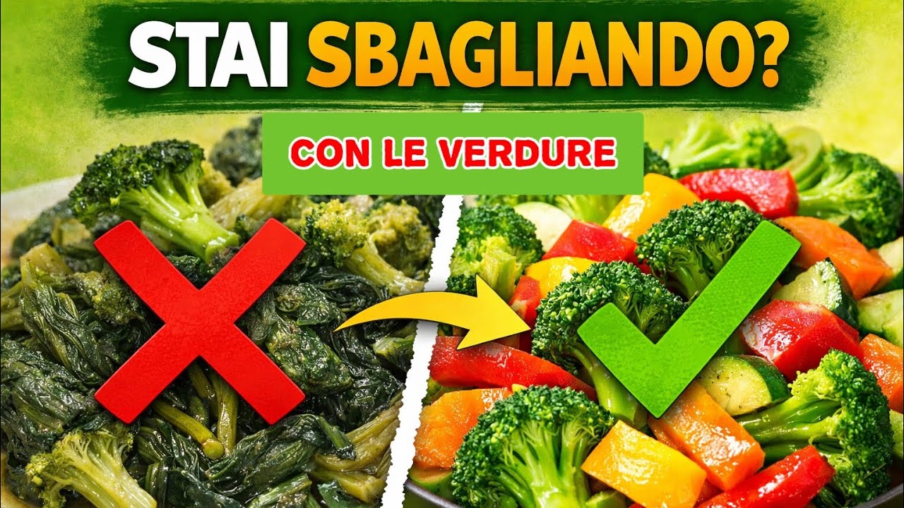 Stai ROVINANDO le verdure? 3 ERRORI che le rendono molli e senza sapore