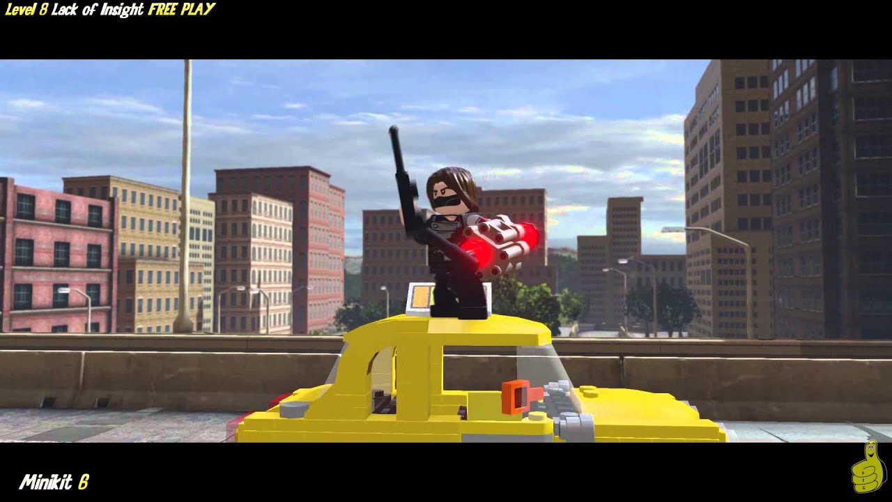 Lego Marvel Avengers: Уровень 8 / Отсутствие понимания СВОБОДНАЯ ИГРА (Все предметы коллекциониро...