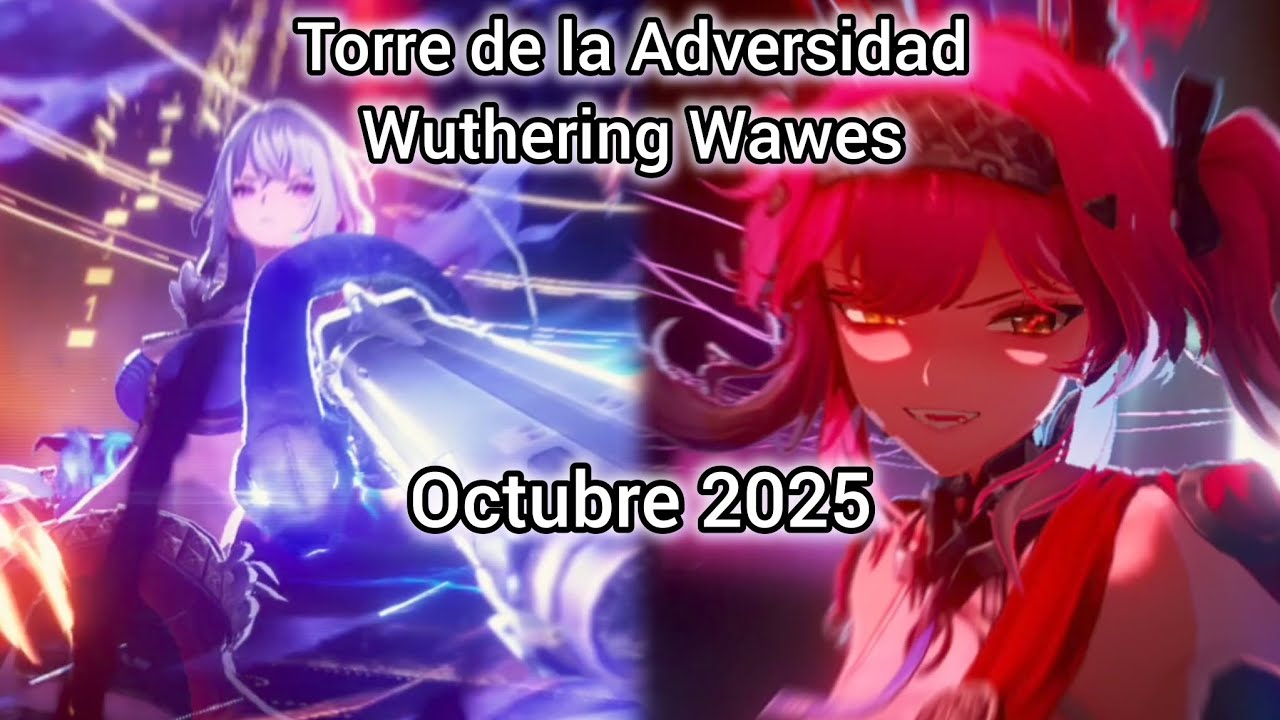 Completo la torre de la Adversidad Wuthering Wawes 2.7 y utilizo Galbrena 