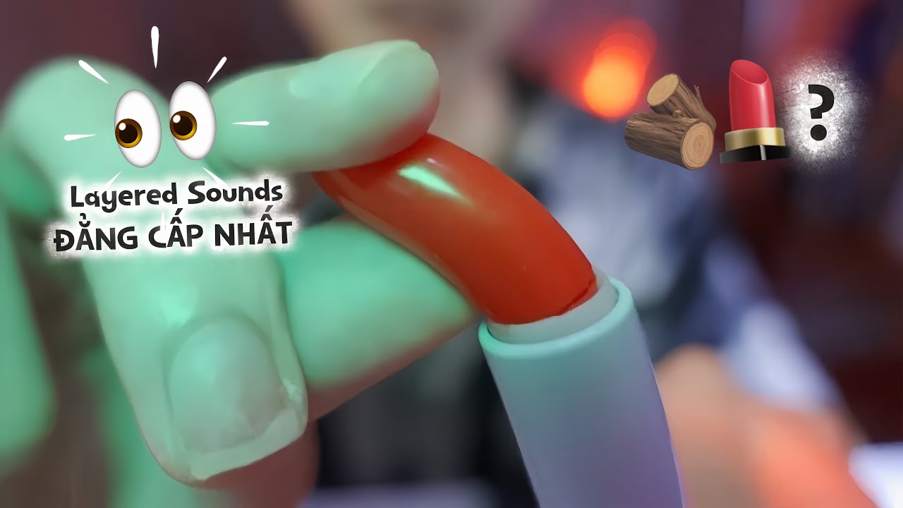 🇻🇳ASMR MAKEUP GỖ – Wooden Makeup Toys | Layered Realistic Sounds (No Talking)