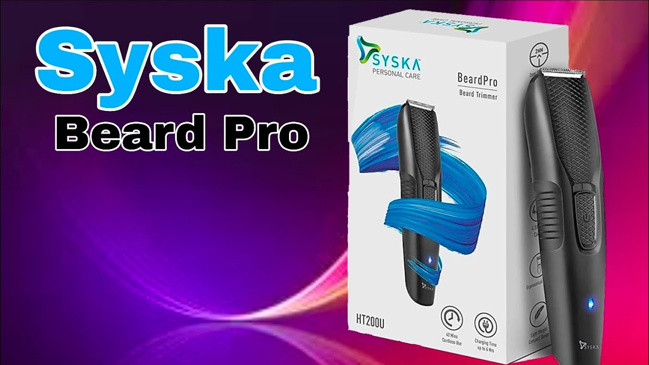 Syska Hair and Beard Trimmer Affortless And Rechargeble || Total Gadget ||